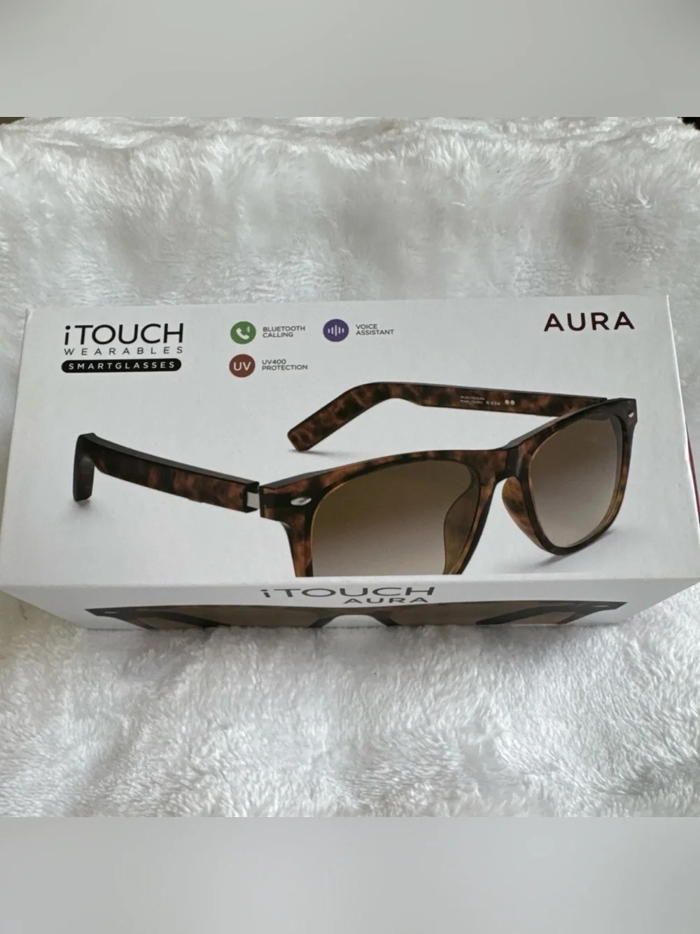 iTouch Wearables SMARTGLASSES Bluetooth Smart Glasses w/ Calling NIB